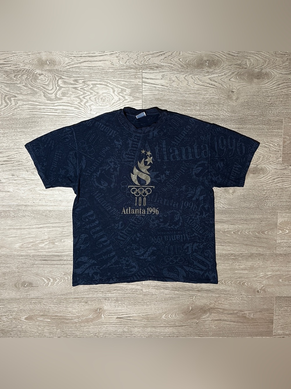 1996 Atlanta Olympics All Over Print Vintage Graphic Shirt